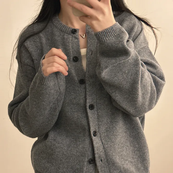 [캐시울10%/여유핏~!] 퀄리티 높은 봄 데일리 니트 가디건 6color 상세 이미지 20