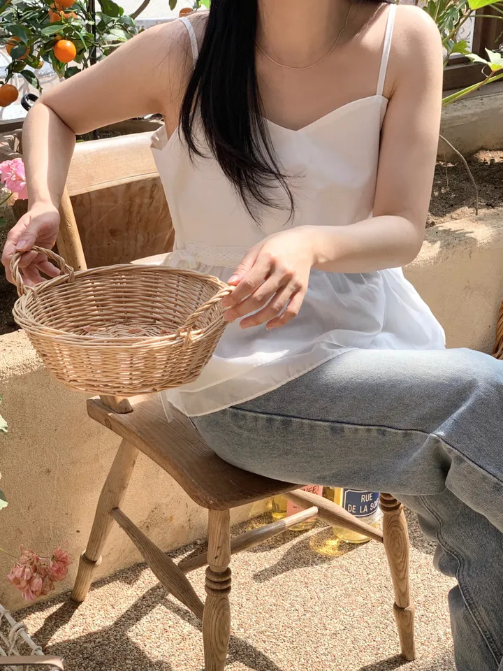 [🌷봄나들이룩/당일출고] 여리핏 펜던트 라운드 긴팔 니트 가디건 5col 상세 이미지 12