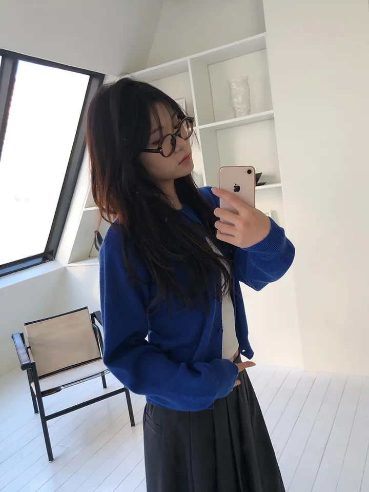[MD적극추천🤍/후기극찬✨] basic round button cardigan 상세 이미지 19