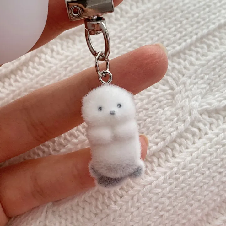 [🦦묶음할인❤️]수달키링🦦 귀여운 아기 수달 키링 후로킹 에어팟 키링 가방걸이 폰꾸 백꾸 우정템 핸드폰줄 폰줄 상세 이미지 2