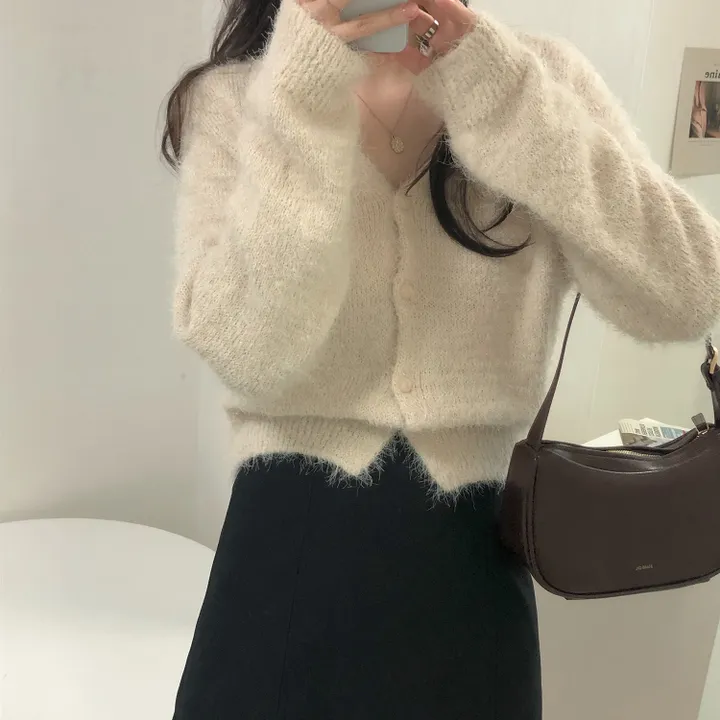 [여리핏/7color] 포근 솔잎 니트 가디건 상세 이미지 22
