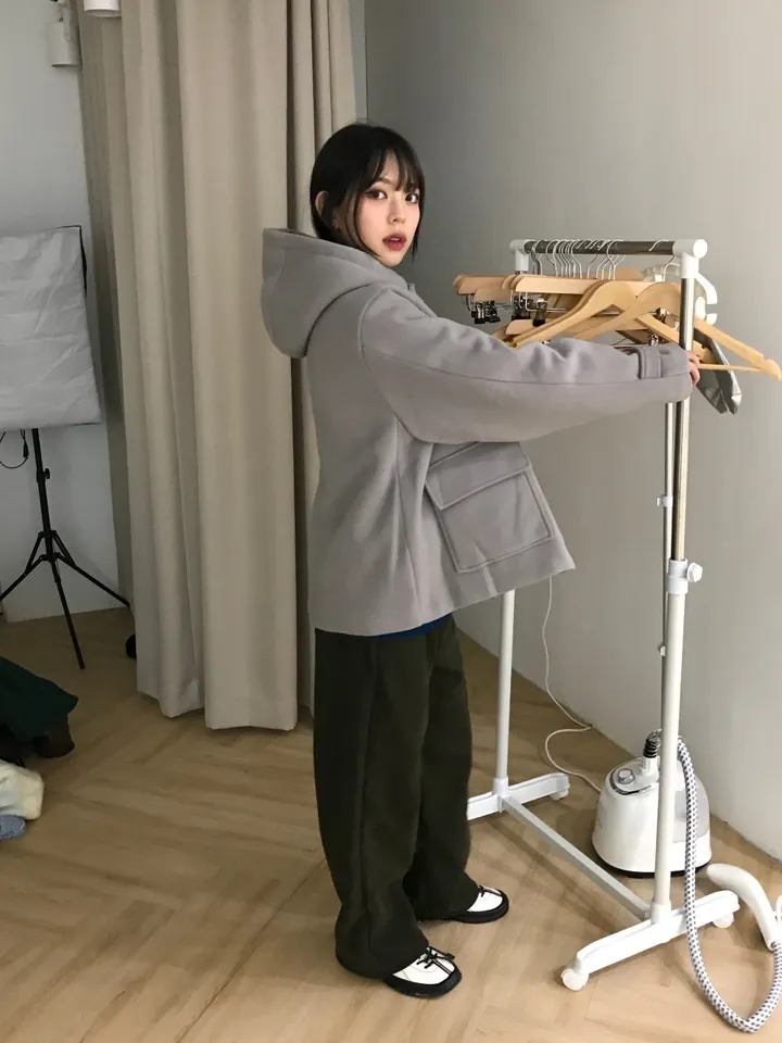 Pleasure duffle short coat 플레저 더플 숏 떡볶이 코트 상세 이미지 26