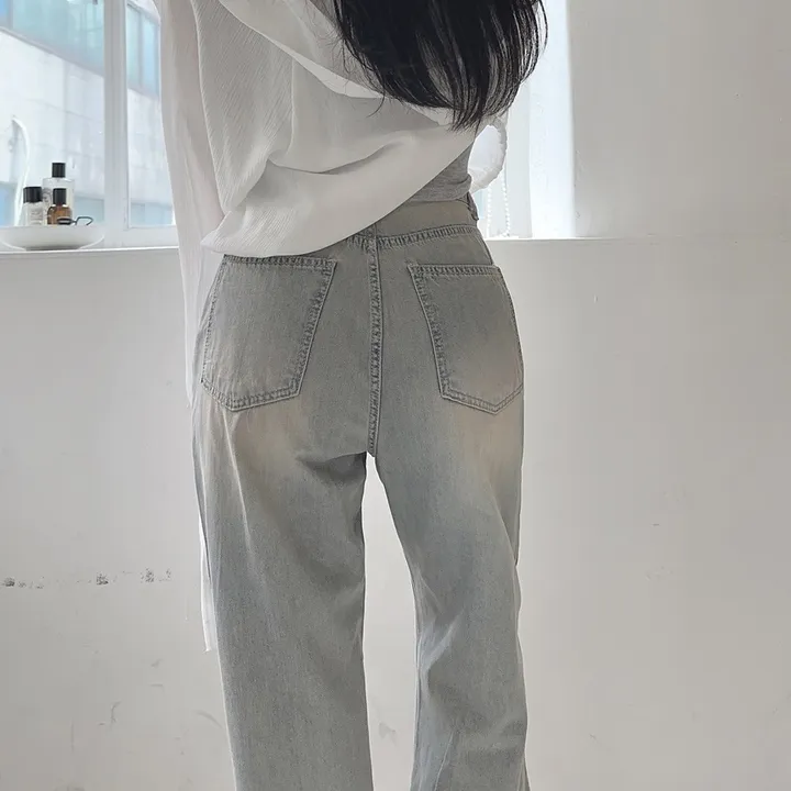 [당일출고] #누적10만장 썸머ver [MADE] 블림진 오버핏 딥 브러쉬 롱 와이드 데님 팬츠 (기장선택) 상세 이미지 112