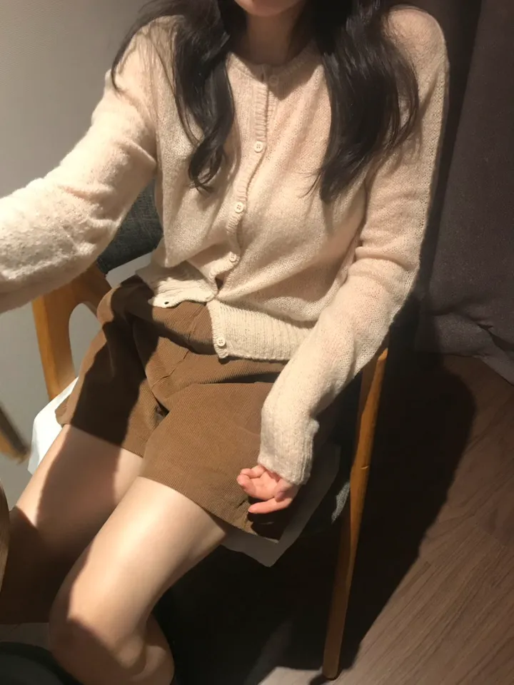 빈스 모헤어 라운드 가디건 (3color) 상세 이미지 38