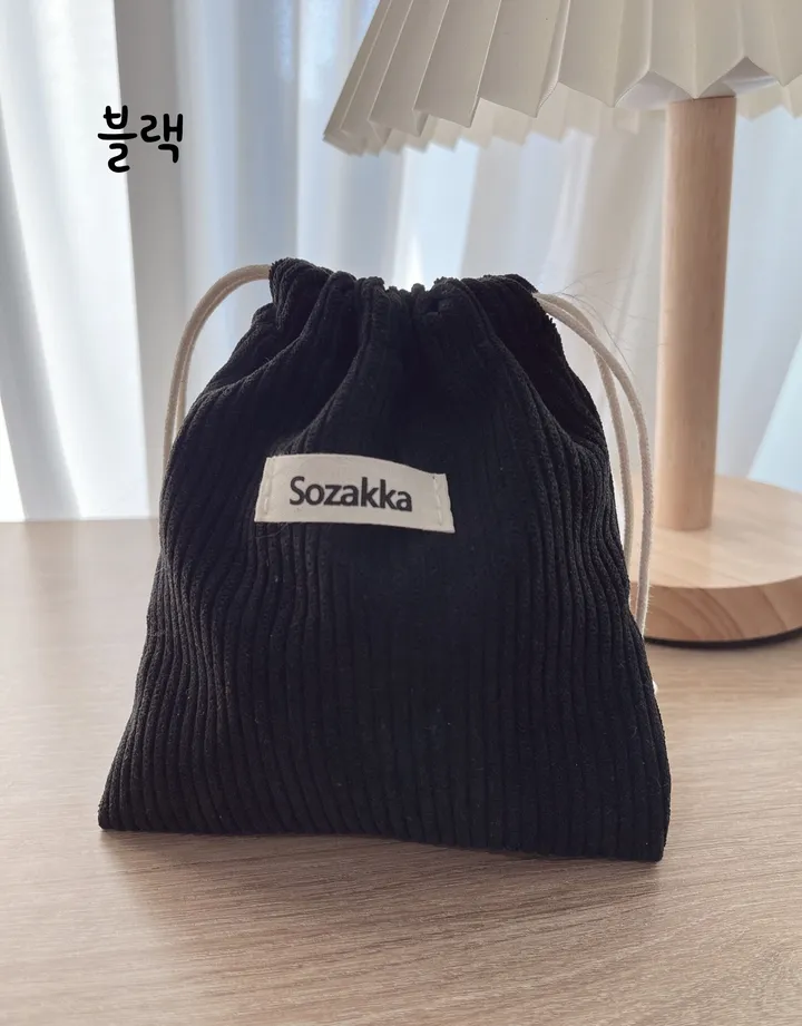 코듀로이 복조리 파우치 상세 이미지 10
