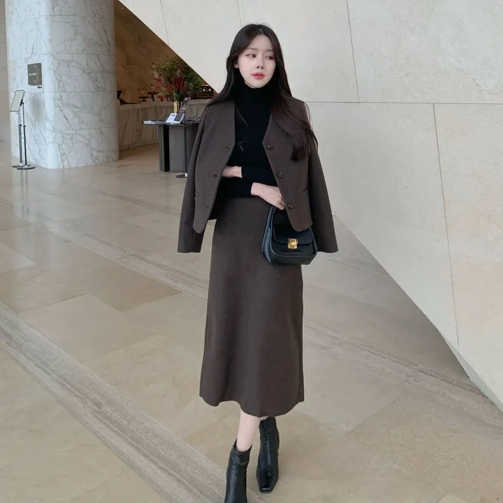 [겨울신상✨] 슈슈 노카라자켓 / 겨울자켓 가을자켓 기모자켓 울자켓 모직자켓 울코트 모직코트 숏코트 숏자켓 트위드자켓 하객룩 겨울코트 핸드메이드 코트 떡볶이코트 후드코트 레이어드 자켓 기모 코듀로이 스웨이드 무스탕 퍼자켓 하프코트 케이프코트 망토 겨울옷 상세 이미지 43