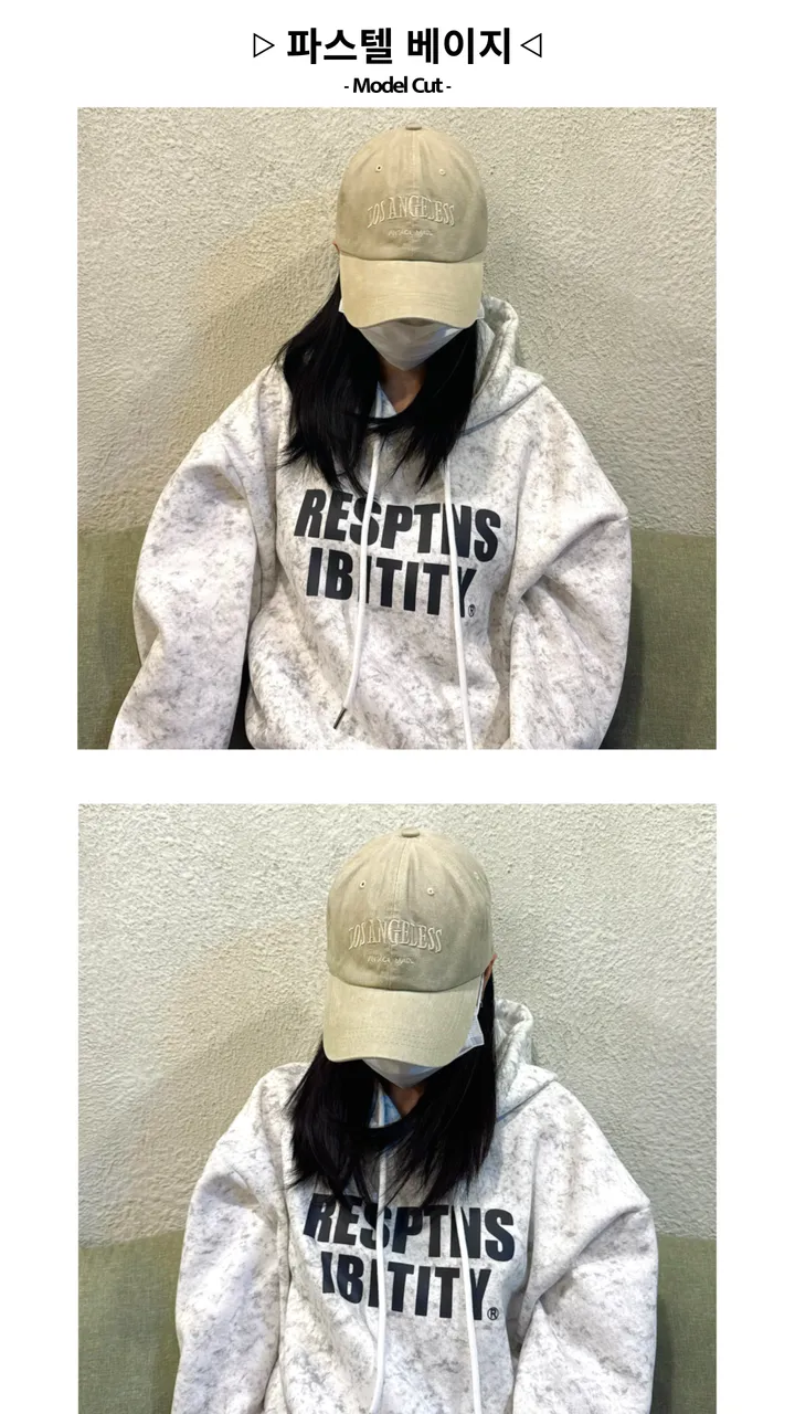 [🧢+팔찌+안경+캡가드증정❤/묶음할인✨] 캐피튜드 빈티지 워싱 로스앤젤레스 볼캡 - 연예인핏 남녀공용 소두핏 대두커버 봄 여름 가을 겨울 사계절 데일리 연예인 얼굴소멸 모자 상세 이미지 33