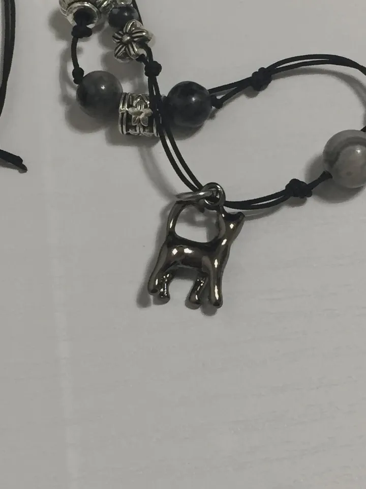 [자체제작] [주문폭주] ❥❥ Dark matter  Necklace (Cat Ver.) 고양이 원석 목걸이 상세 이미지 28