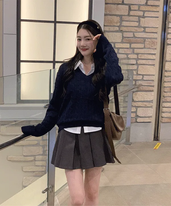 [🔥파격할인/한정수량🚨] 솔라 꽈배기 니트