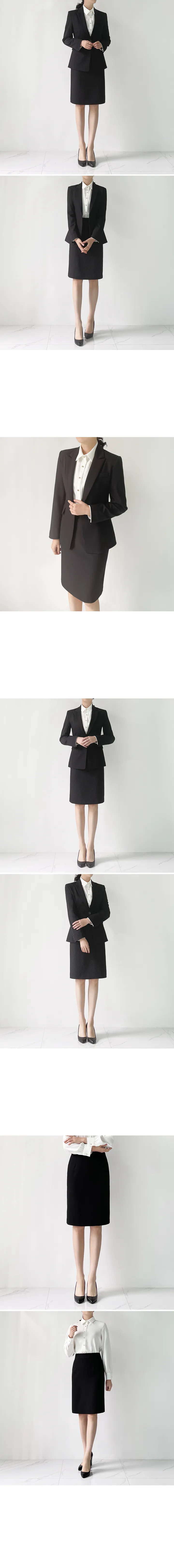 아니마 베이직 투웨이 스판 면접 정장 수트 세트 (핑크/베이지/블루네이비/블랙) 상세 이미지 14