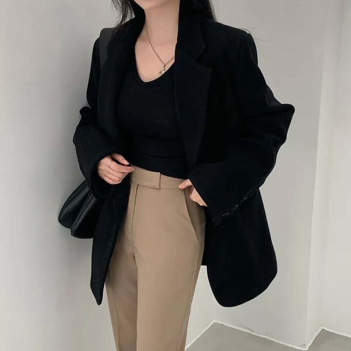 [wool100%/브랜드공정]  윈터 싱글 투버튼 카라 리얼 울 자켓 블레이저 - jk 상세 이미지 60