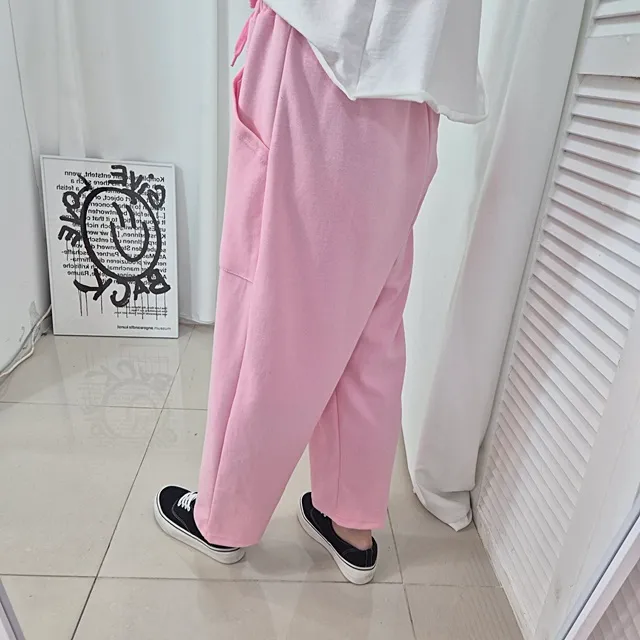 [~99SIZE]캐릭 자수 밴딩배기팬츠 상세 이미지 20