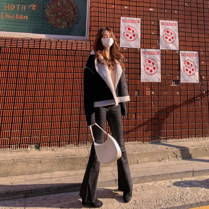 [심쿵핏/털빠짐X] 따뜻 도톰 파스텔 루즈핏 앙고라 모헤어 크롭 브이넥 벌룬 소매 깃털 퍼 니트 가디건 상세 이미지 37