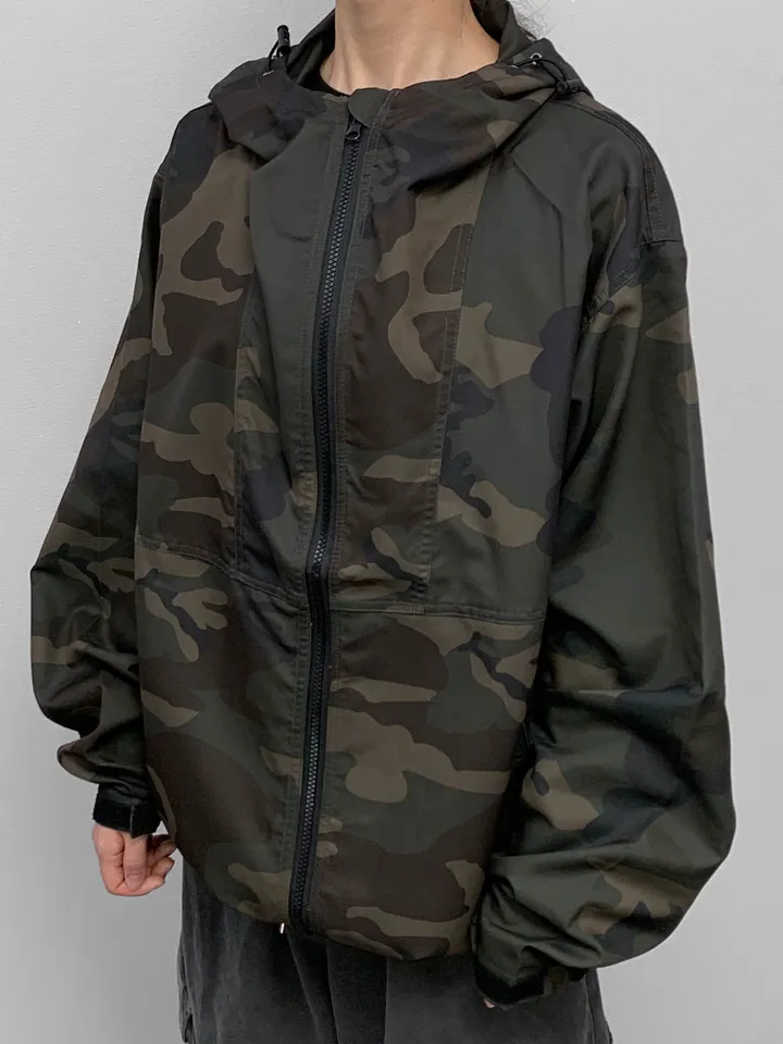 [🖤unisex] 카모 윈드 브레이커 상세 이미지 27