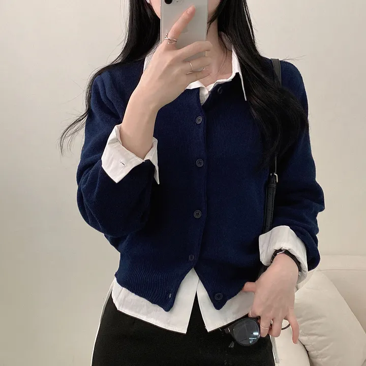 봄필수템 [브이넥/라운드넥] 소장각 라운드 브이넥 기본핏 긴팔 가디건 상세 이미지 94