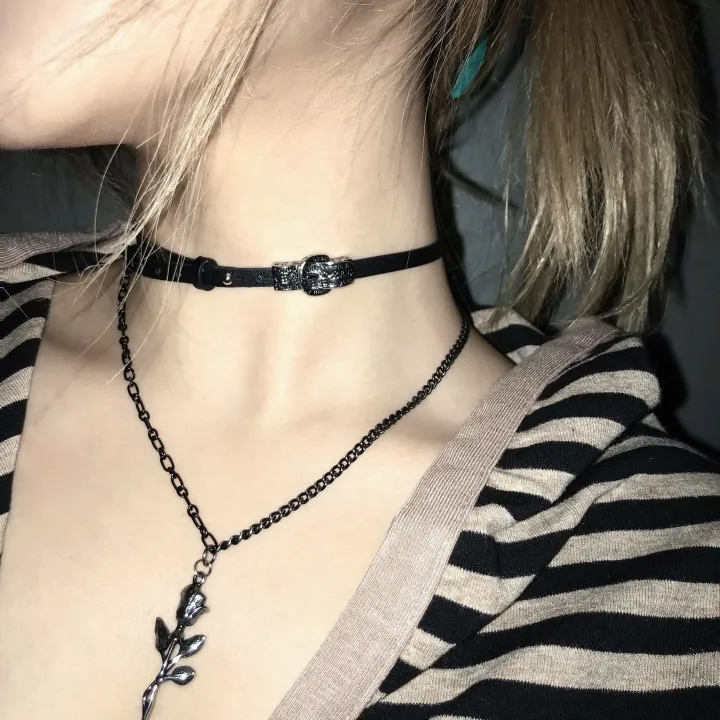 상위랭킹⭐️주문폭주[당일출고/유니크/소장템!!!]vintage buckle choker necklace 상세 이미지 1