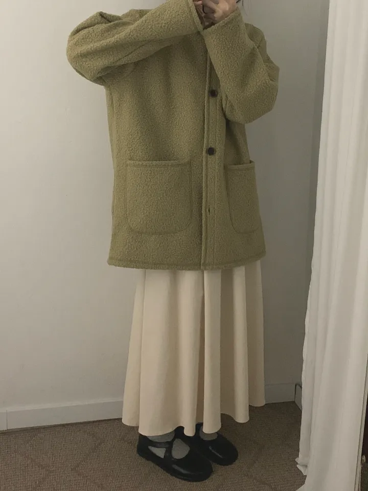 부클하프코트 (3color) 상세 이미지 36