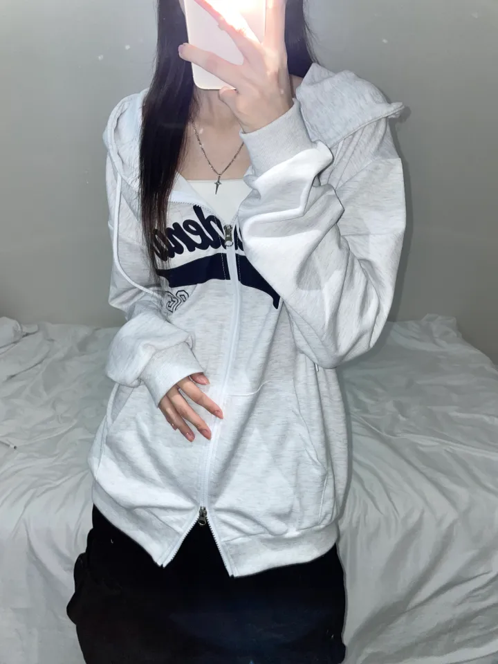 [unisex/쭈리] 디나 데일리 투웨이 오버핏 후드집업 (4color) 상세 이미지 1