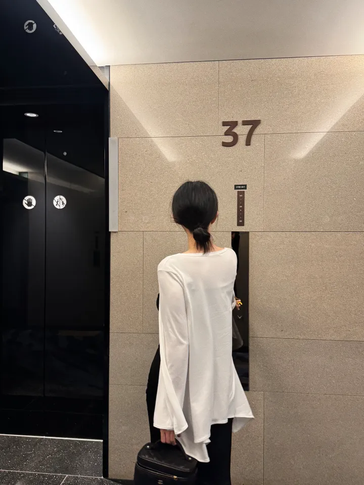 [자체제작]촉촉 셔링 나시 가디건 세트 상세 이미지 17