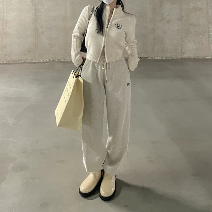 [8color/MADE] 하이퀄리티 웨하스 탄탄 와이드 조거팬츠 봄트레이닝 상세 이미지 99