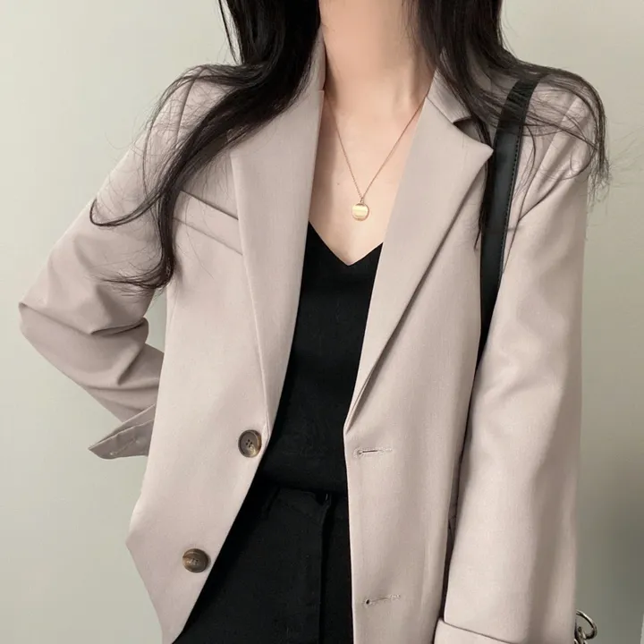 당일발송 (어깨패드없는 네추럴핏) 봄가을 소매트임 고퀄 베이직 자켓 상세 이미지 37