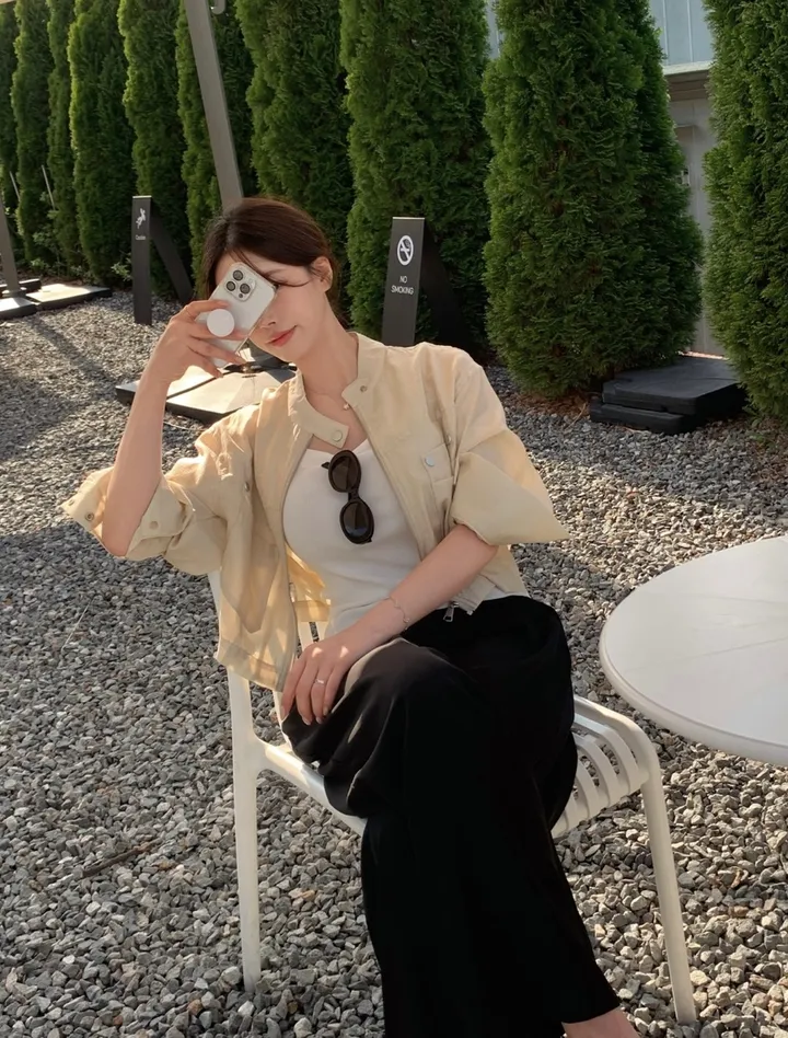 📌(넉넉핏)이거하나로 여름아우터 끝!! 고퀄리티 린넨/텐셀원단제작🤍 코디하기 쉬운 여름 자켓, 출근룩,데이트룩,데일리룩 만능코디템 📌[노마드린넨자켓] 상세 이미지 1