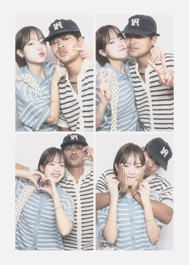 [온트추천] (UNISEX) 모리 스트라이프 카라 반팔 가디건 상세 이미지 30