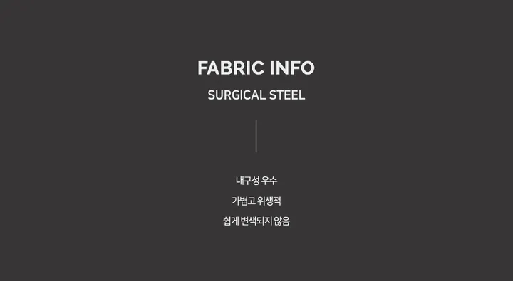 surgical cross layered necklace 상세 이미지 5