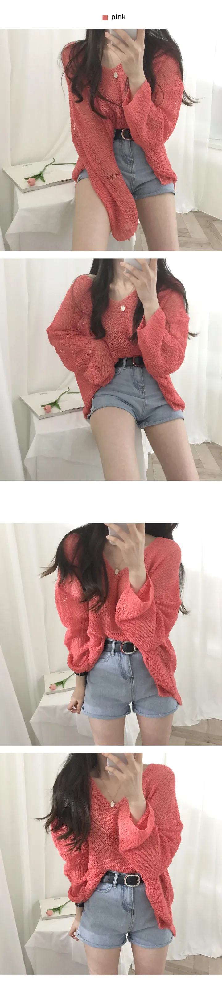 [2장구매시할인]사랑스러워 브이넥 니트 상세 이미지 5