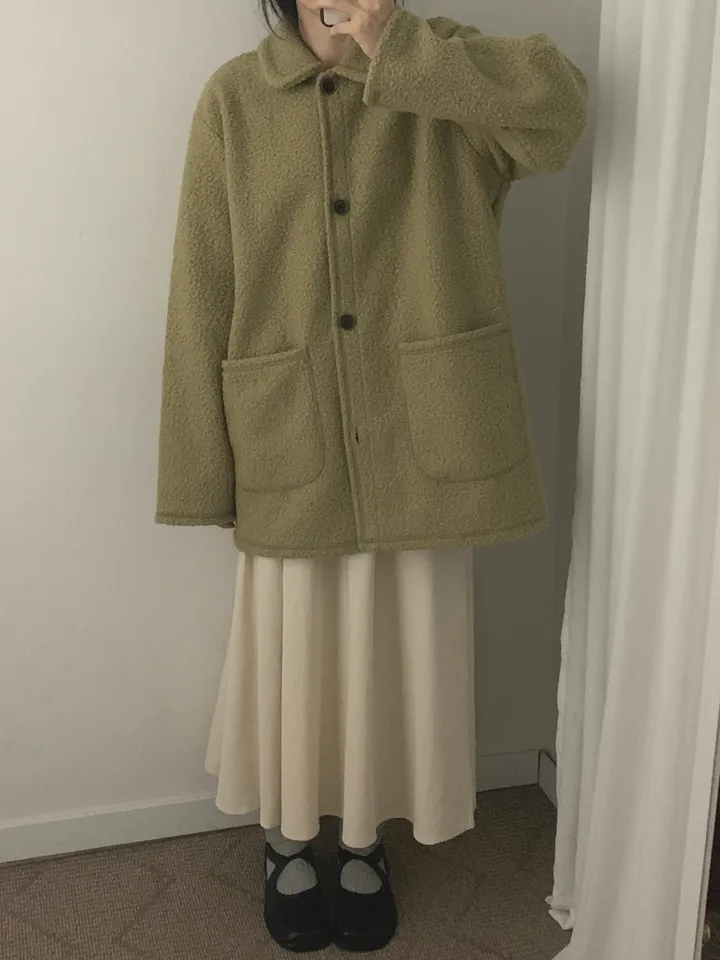부클하프코트 (3color) 상세 이미지 38