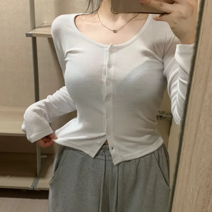 *[-3kg]슬림핏 가디건 티셔츠 상세 이미지 13