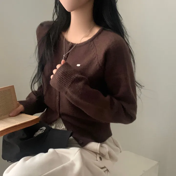 [후기보장🤍/Wool] 에버닌 펜던트 니트 가디건 - 7color 상세 이미지 42