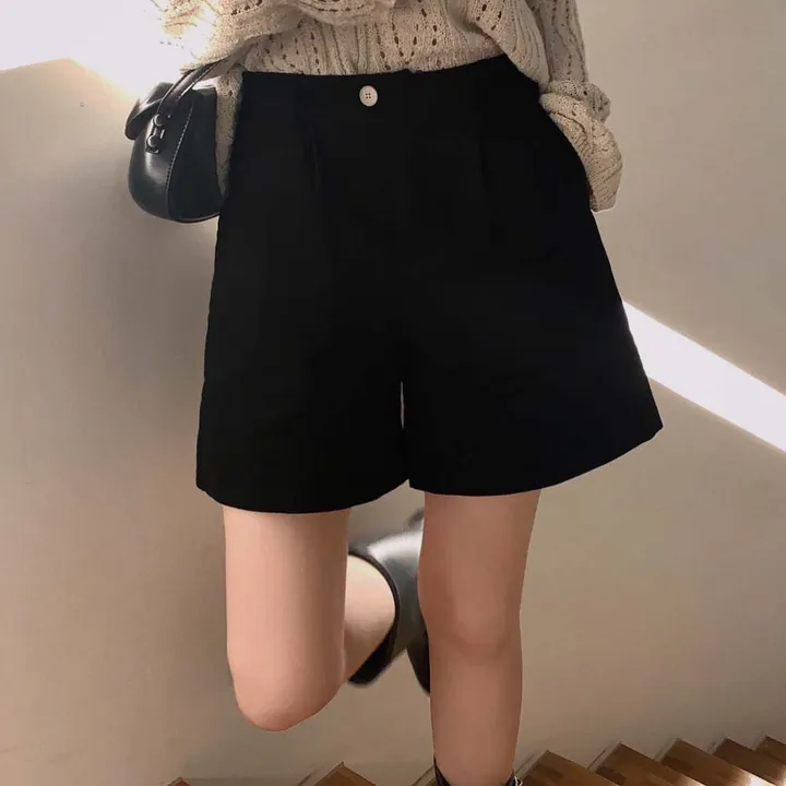 [화이트 비침X/🤍1천장돌파]츄리닝보다 편한, 비죠 원버튼 코튼 숏팬츠 상세 이미지 59