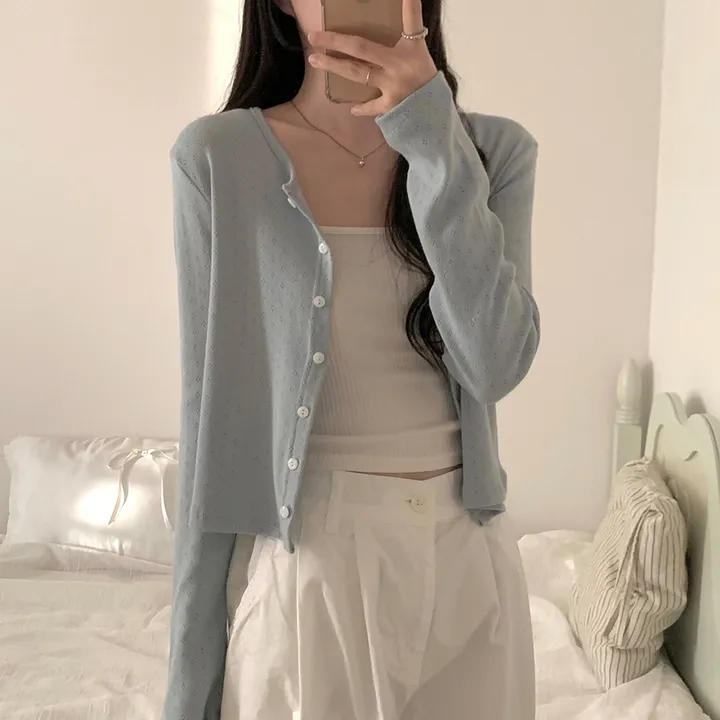 로로 펀칭 가디건 (8color) 상세 이미지 69