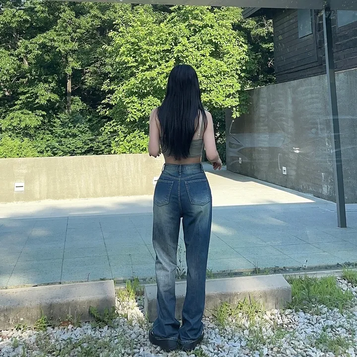 [당일출고] #누적10만장 썸머ver [MADE] 블림진 오버핏 딥 브러쉬 롱 와이드 데님 팬츠 (기장선택) 상세 이미지 189