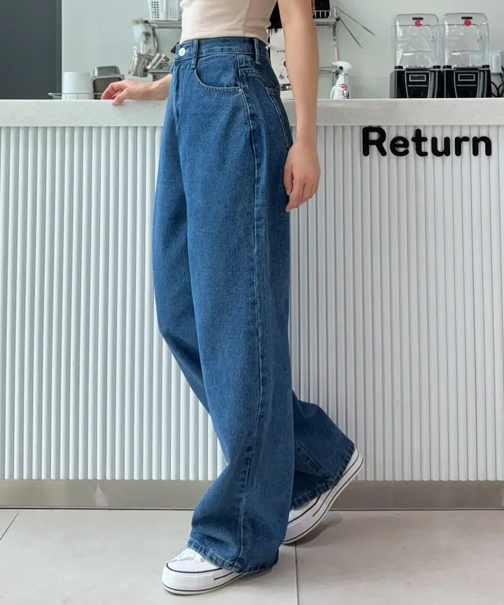[3단기장/~2XL/6color/핫아이템]노수선와이드기획데님팬츠 상세 이미지 66
