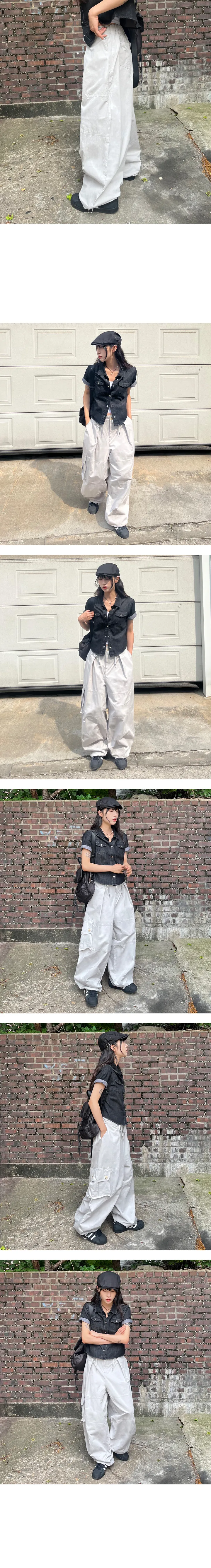 [당일발송/코디추천]스윈 핀턱 벌룬 카고 팬츠 상세 이미지 4