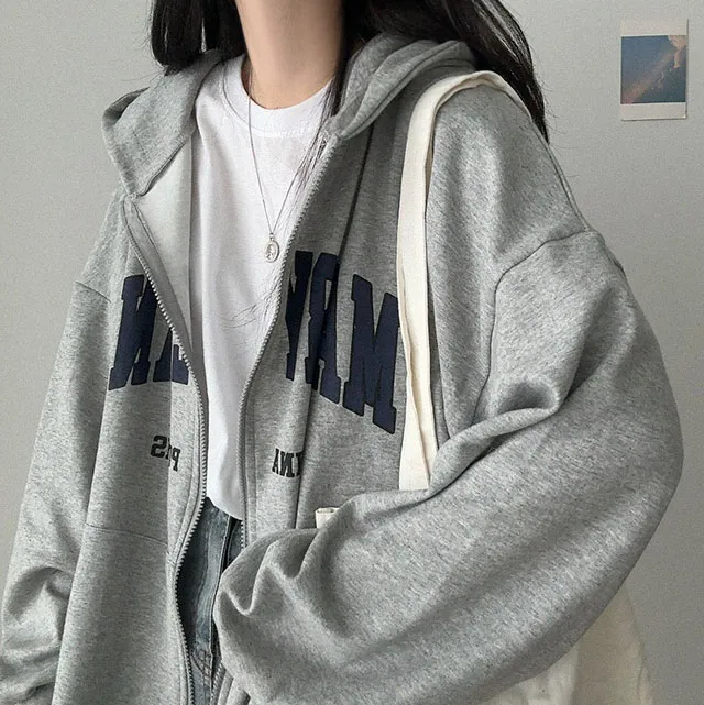 [박시핏!/간절기집업] 가을 메리 박시 후드집업 (4color) 상세 이미지 5