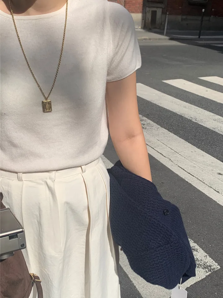 [Cashmere] Momo half knit (4color) 상세 이미지 5