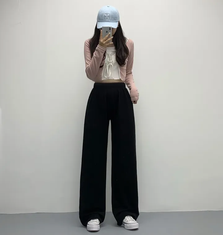당일🚀[숏&롱/편한바지!] 드림 컬러 밴딩 롱 와이드팬츠 트레이닝팬츠 댄스복 여름팬츠 사계절팬츠 키작녀 키큰녀 (7Col) 상세 이미지 22