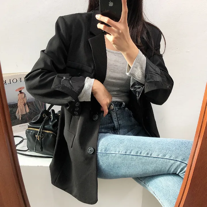 (핏강추/모델소장) 데일리 루즈핏 블레이저 자켓(4color) 상세 이미지 15