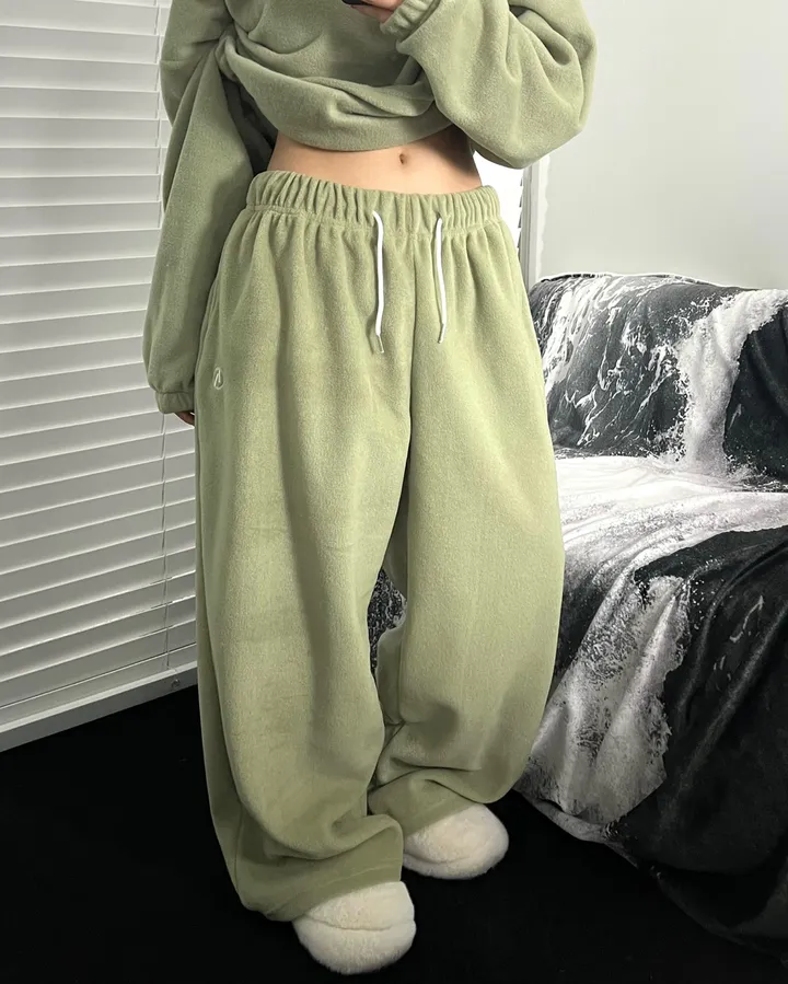 [주문폭주🔥1800장돌파🙏🏻]제로 후리스 롱와이드 팬츠👖[6color/세트가능][후리스팬츠/롱팬츠/트레이닝/후리스/와이드팬츠/츄리닝] 상세 이미지 92