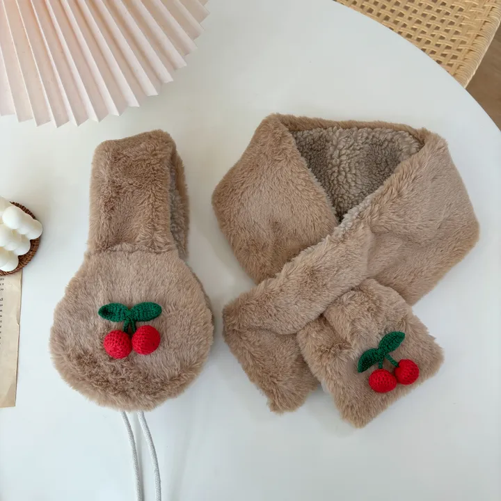 얼굴작아보여요🐑자체제작 스키장 모자 썰매장 양면착용 3컬러 귀도리 목도리 세트 머플러 귀마개 빅사이즈 겨울 포근 몽글몽글/ 상세 이미지 31