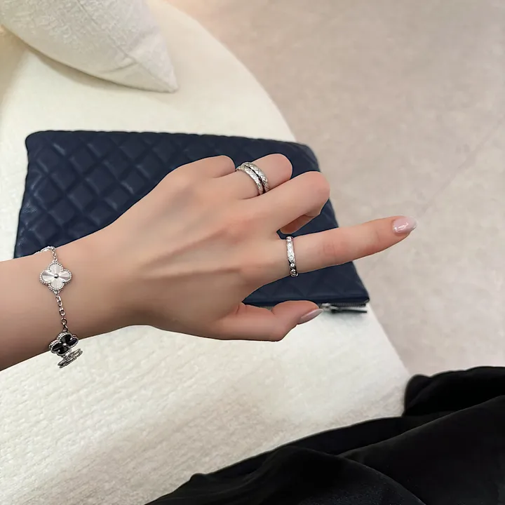오늘출발/(high quality)18k  퀄팅 미니 다이아 가드링 세트 상세 이미지 13
