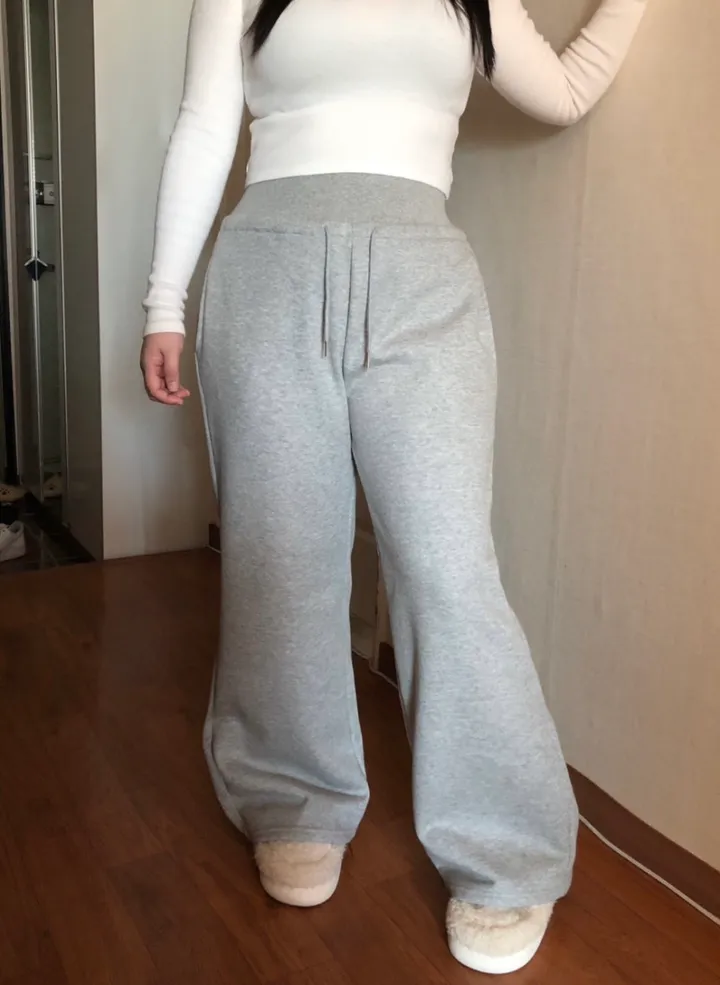(골넓핏❤️‍🔥/~2XL/2col)코르셋 골반뽕 밴딩 와이드 트레이닝팬츠 상세 이미지 38