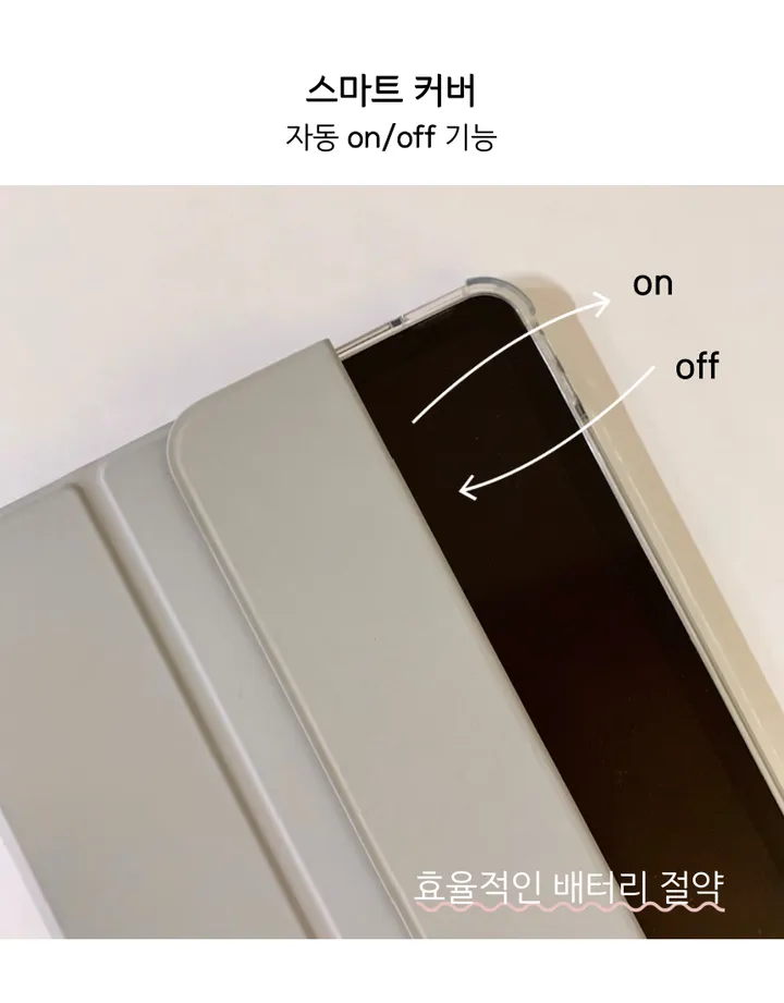 아이패드 케이스 애플펜슬 수납 스마트커버 아이패드 에어4 프로 귀여운 케이스 상세 이미지 14