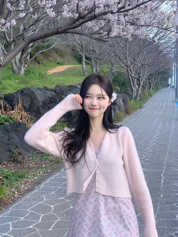 [MADE][봄필수템💕/벚꽃룩/데이트룩🎀] 로제 스프링 하찌 가디건 (7color) 상세 이미지 43