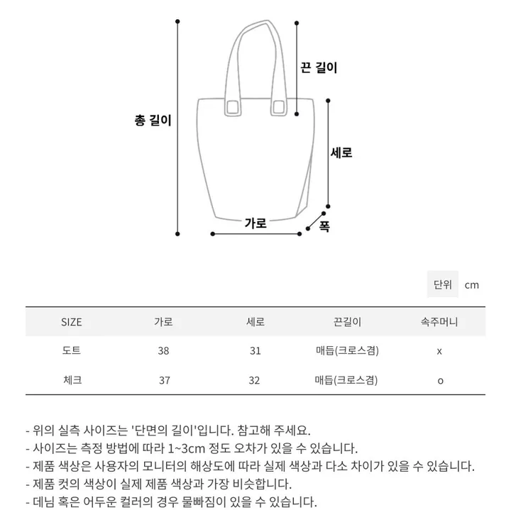 [봄여름신상/특가]도트 체크 리본매듭 숄더백 크로스백 상세 이미지 20