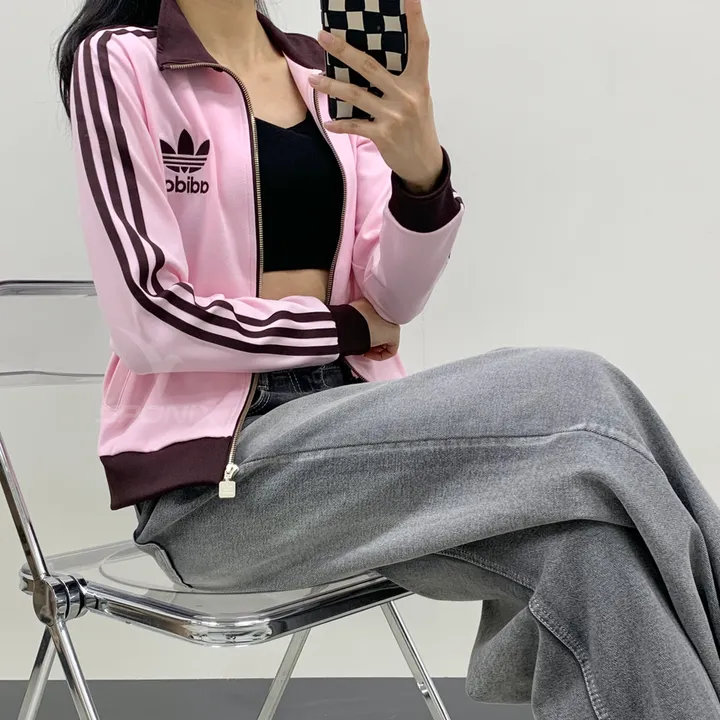 💗국내매장정품💗 아디다스 져지 베켄바우어 트랙탑 저지 여성 집업 핑크 블랙 블루 트레이닝복 자켓 가디건 상세 이미지 11