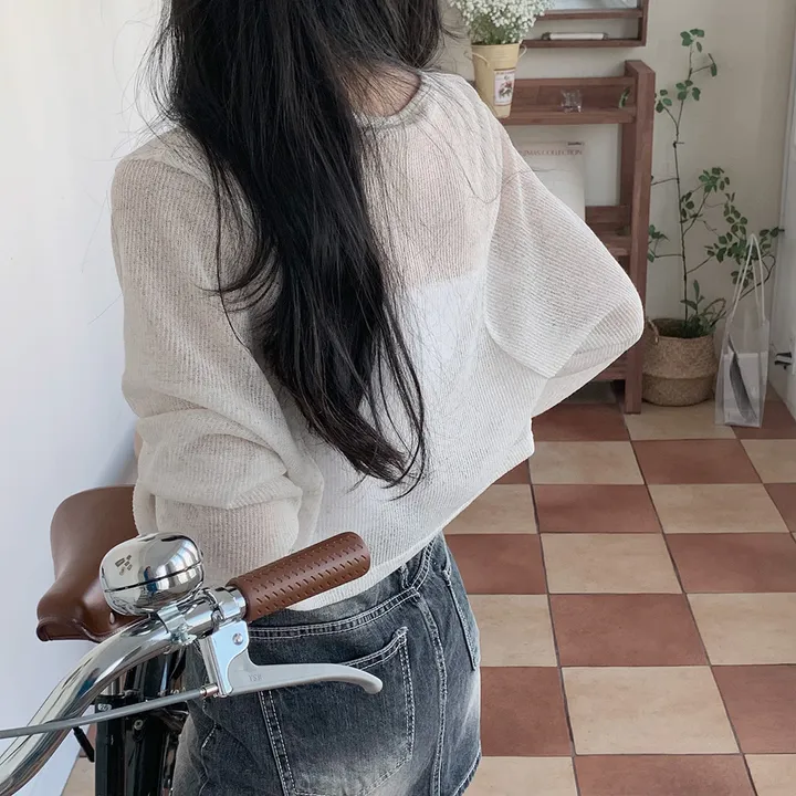 [햇빛차단☀️/블랙 당일출고!] 자체제작 #크치Made 순애 린넨 세미 크롭 볼레로 여름가디건 - cd (장마룩,워터밤,흠뻑쇼 필수템) 상세 이미지 86